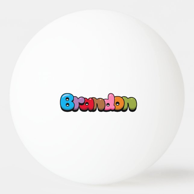 Bolinha De Ping Pong Brandon (Frente)
