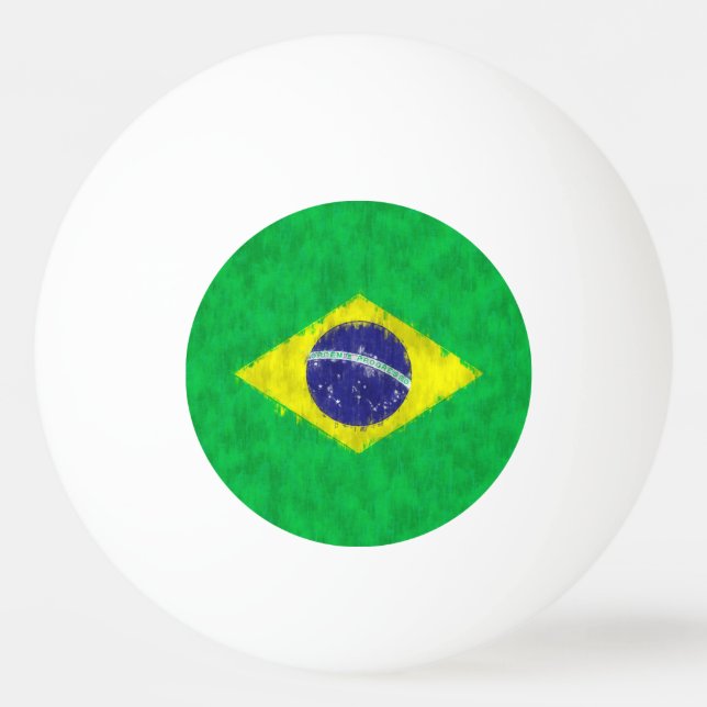 Bolinha De Ping Pong Brazil Oil Painting Drawing (Frente)