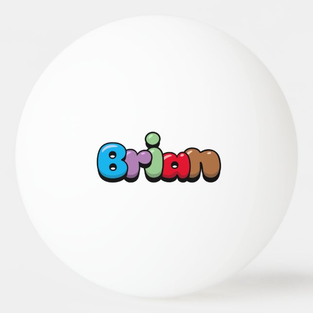 Bolinha De Ping Pong Brian (Frente)