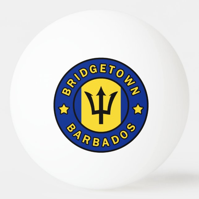 Bolinha De Ping Pong Bridgetown Barbados (Frente)