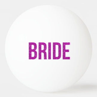 Bolinha De Ping Pong Brilho Brilhante Rosa