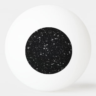 Bolinha De Ping Pong Brilho Stars2 - Preto de prata