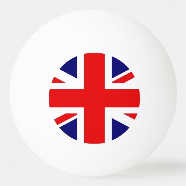 Bolinha De Ping Pong British Flag United Kingdom of England (Frente)