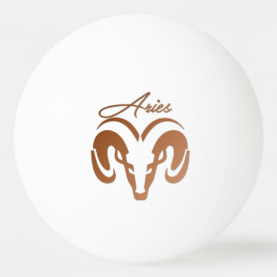 Bolinha De Ping Pong Bronze toca Ram Zodiac