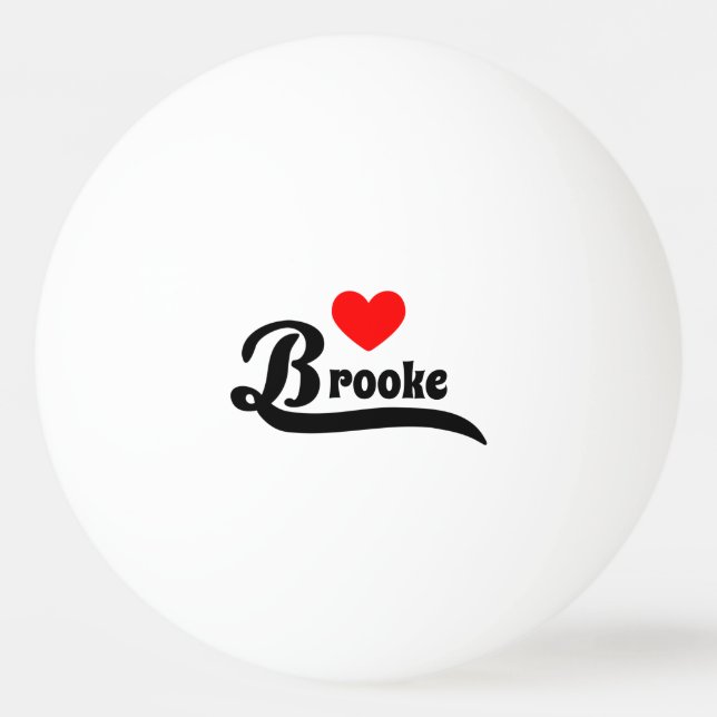 Bolinha De Ping Pong Brooke (Frente)
