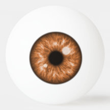 Brown Eye Engraçado Ping Pong Ball