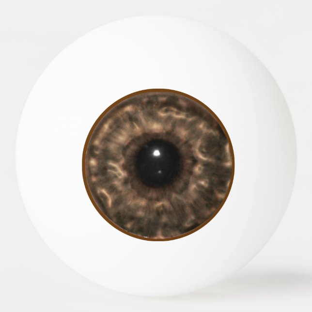 Bolinha De Ping Pong Brown Eyeball (Frente)