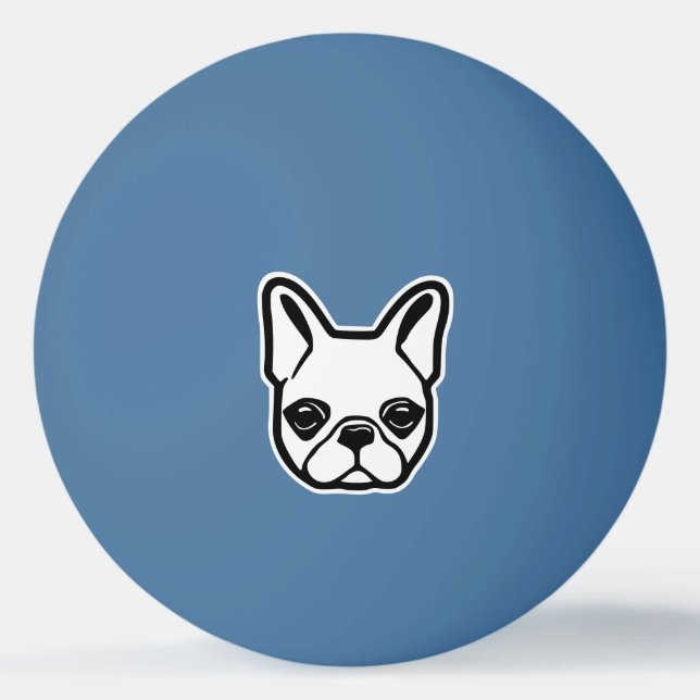 Bolinha De Ping Pong Buldogue Francês (Frente)
