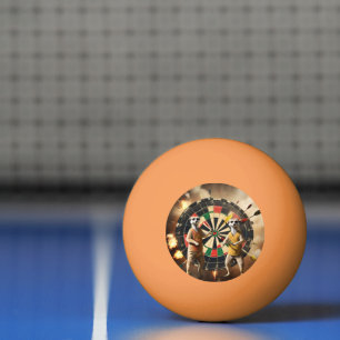 Bolinha De Ping Pong Bullseye Burrow: Meerkat Dart League,