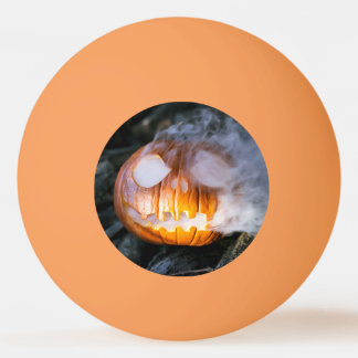 Bolinha De Ping Pong Cabeça de Abóbora do Cavaleiro Sem Cabeça em Chama