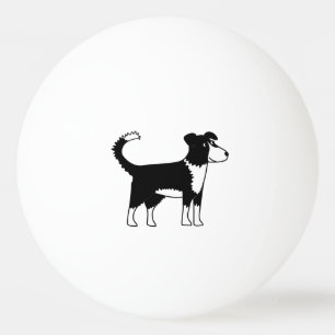 Bolinha De Ping Pong Cachorro Collie Fronteira Galesa