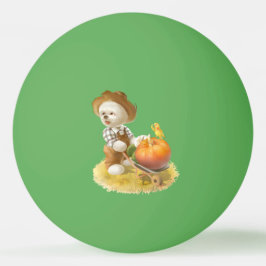 Bolinha De Ping Pong Cachorro-quente com abóbora