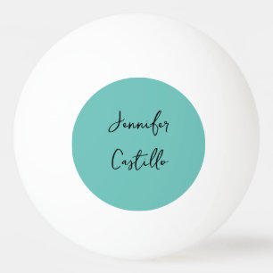 Bolinha De Ping Pong Caligrafia Moderna Minimalista Negra Simples