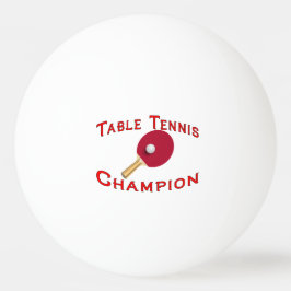 Bolinha De Ping Pong Campeão do ténis de mesa
