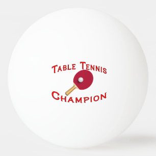 Bolinha De Ping Pong Campeão do ténis de mesa