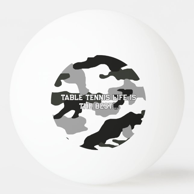 Bolinha De Ping Pong Camuflagem de cinza urbana n.o 15 (Frente)