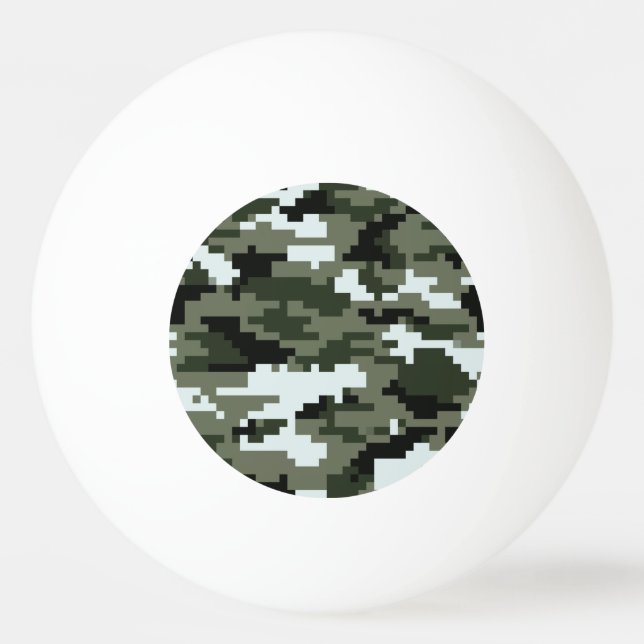 Bolinha De Ping Pong Camuflagem urbana/Camo de 8 Digitas do pixel do (Frente)