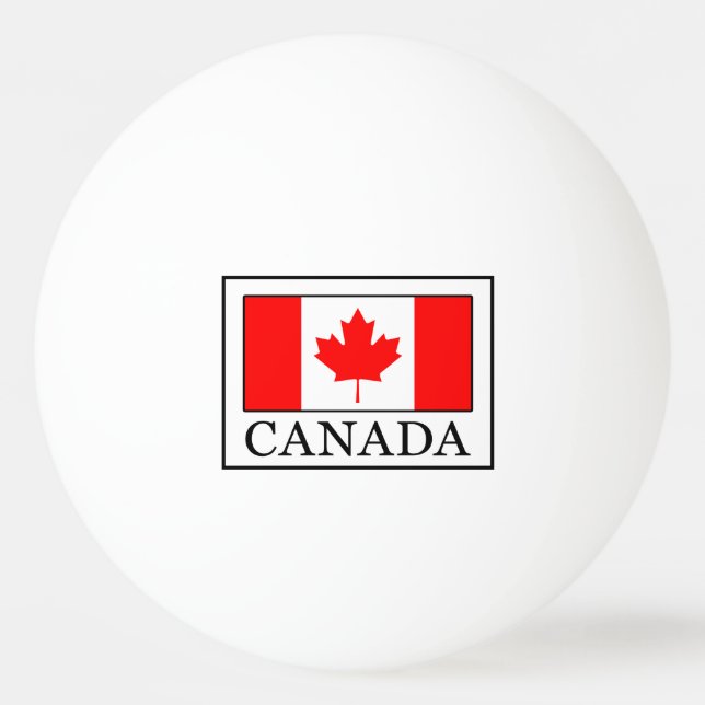 Bolinha De Ping Pong Canadá (Frente)