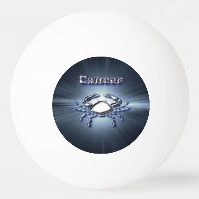 Bolinha De Ping Pong Cancer do cromo (Frente)