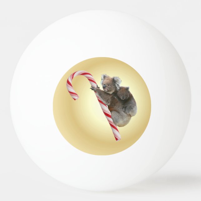 Bolinha De Ping Pong Candy Candy de Natal Australiano Koala (Verso)