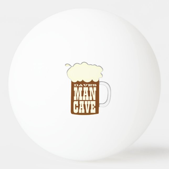 Bolinha De Ping Pong Canuca De Cerveja Da Caverna (Frente)
