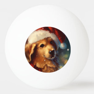 Bolinha De Ping Pong Cão de Natal (4)