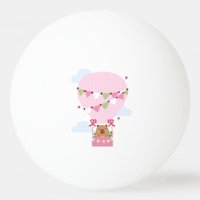 Bolinha De Ping Pong Capybara Birthday Party Kids Watch (Frente)