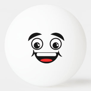 Bolinha De Ping Pong Cara alegre