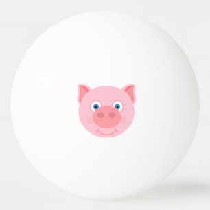 Bolinha De Ping Pong Cara de porco
