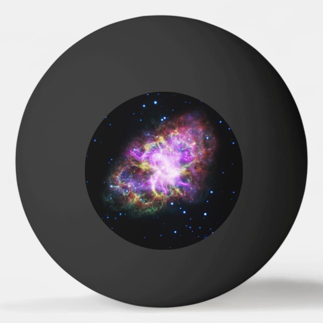 Bolinha De Ping Pong Caranguejo Nebula Supernova Remanescente Composto  (Frente)