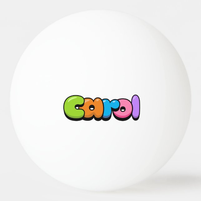 Bolinha De Ping Pong Carol (Frente)