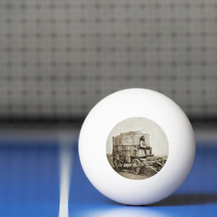 Bolinha De Ping Pong Carrinho de fotografia de Roger Fenton Realismo Fo