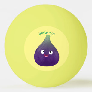 Bolinha De Ping Pong Cartografia de fruta roxa e giro, bonita