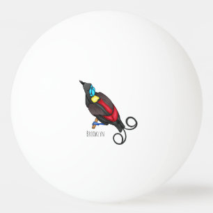 Bolinha De Ping Pong cartoon do pássaro-de-paraíso de Wilson