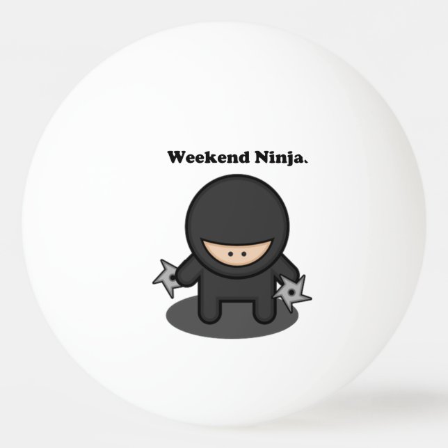 Bolinha De Ping Pong Cartoon japonês Engraçado Ninja (Frente)