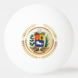 Bolinha De Ping Pong Casaco de armas da Venezuela