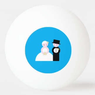 Bolinha De Ping Pong Casal de casamento bonito