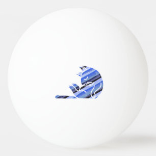 Bolinha De Ping Pong Cat Napping Time