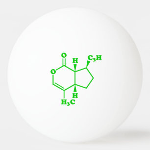 Bolinha De Ping Pong Catnip Nepetalactona Fórmula Química Molecular