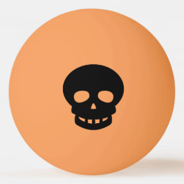 Bolinha De Ping Pong Caveira Escura