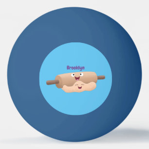 Bolinha De Ping Pong Cavilha rolante e cartoon para pastelaria