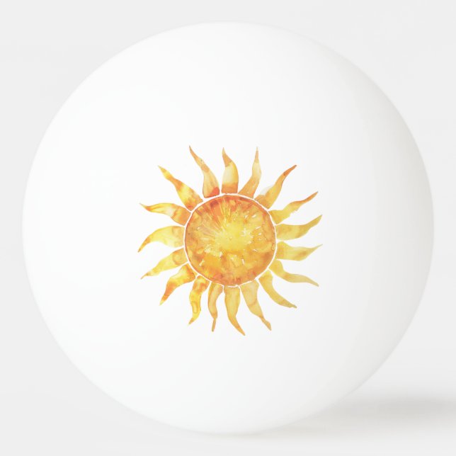 Bolinha De Ping Pong Céu Ensolarado (Frente)