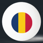 Bolinha De Ping Pong Chad Flag<br><div class="desc">Bandeira Patriótica do Chade.</div>