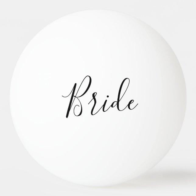 Bolinha De Ping Pong Change Font - Custom Bride  (Frente)