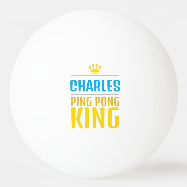 Bolinha De Ping Pong Charles (Frente)