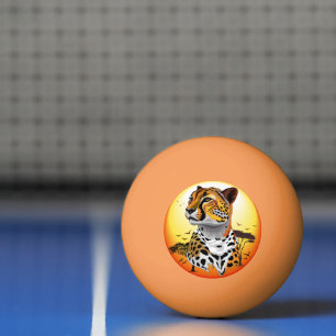 Bolinha De Ping Pong Cheetah African Feline Wild Animal