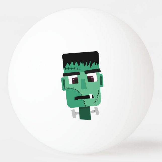 Bolinha De Ping Pong Chefe do Monstro do Frankenstein (Frente)
