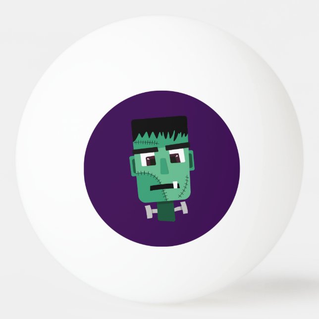 Bolinha De Ping Pong Chefe do Monstro do Frankenstein (Frente)