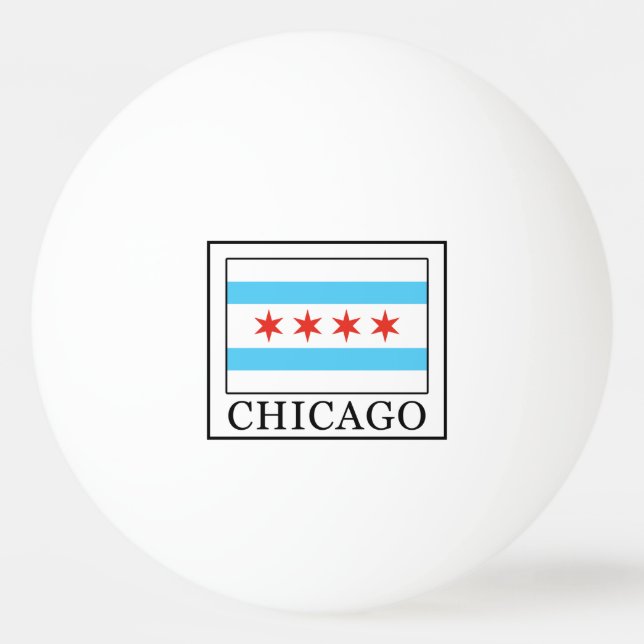 Bolinha De Ping Pong Chicago (Frente)