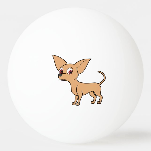Bolinha De Ping Pong Chihuahua da jovem corça (Frente)